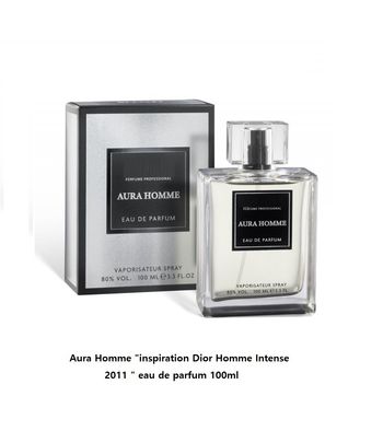 Aura Homme "inspi Dior Homme Intense 2011 " eau de parfum homme 100ml