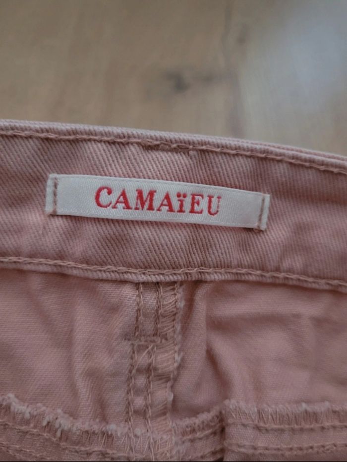 Jupe en jean rose - photo numéro 3