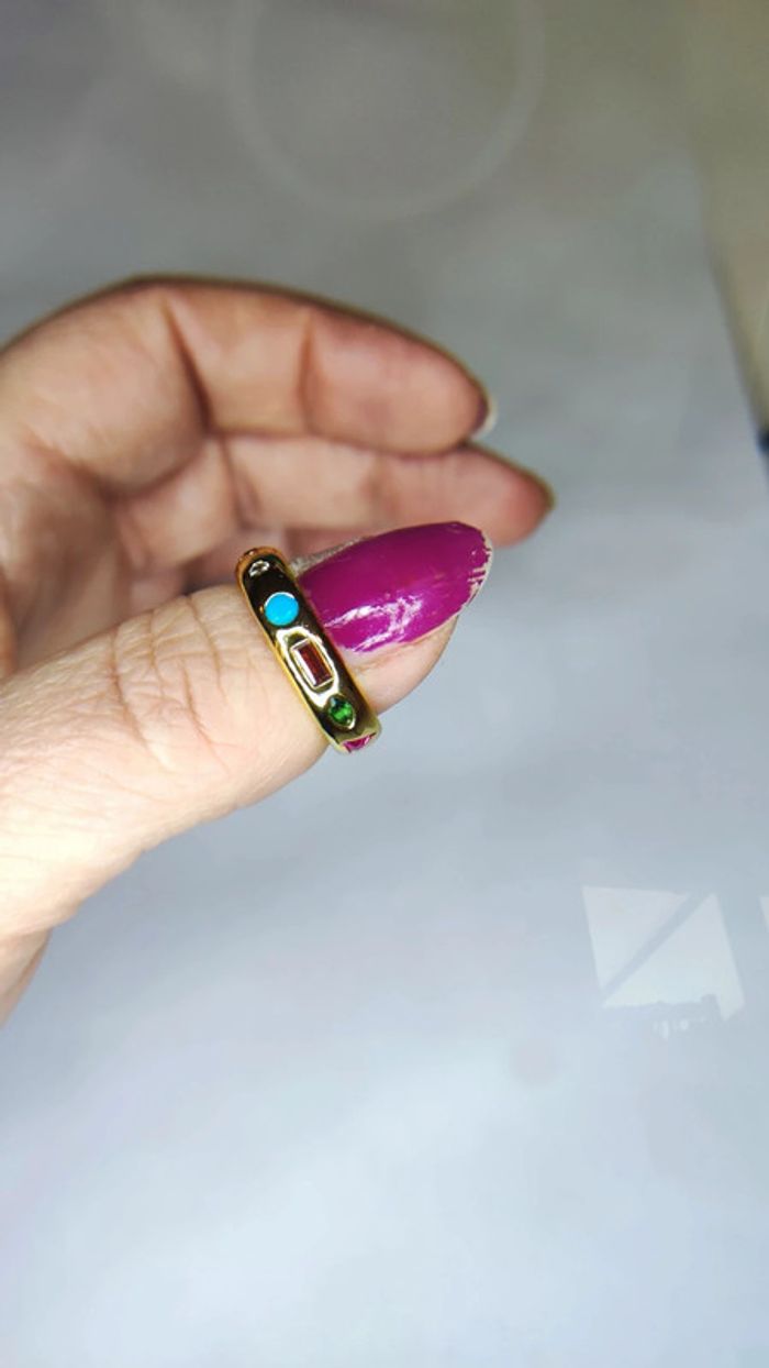 Bague alma & co doré à l'or fin 18k - photo numéro 12