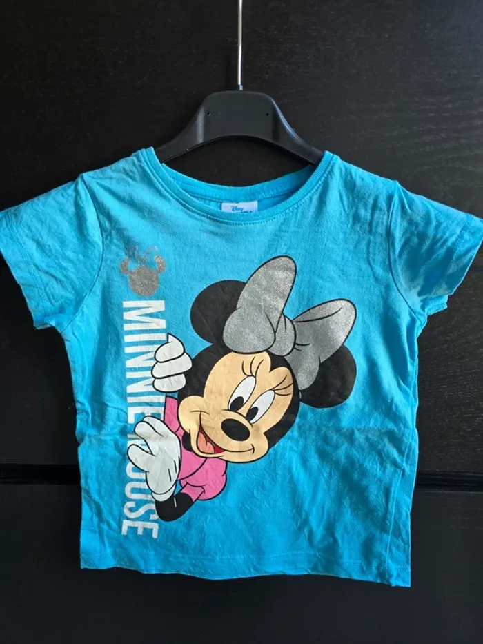 Tee-shirt bleu Minnie Disney