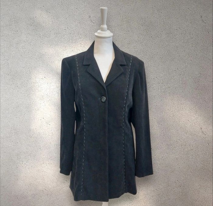 Ensemble tailleur deux pièces noir femme taille 40 - photo numéro 5