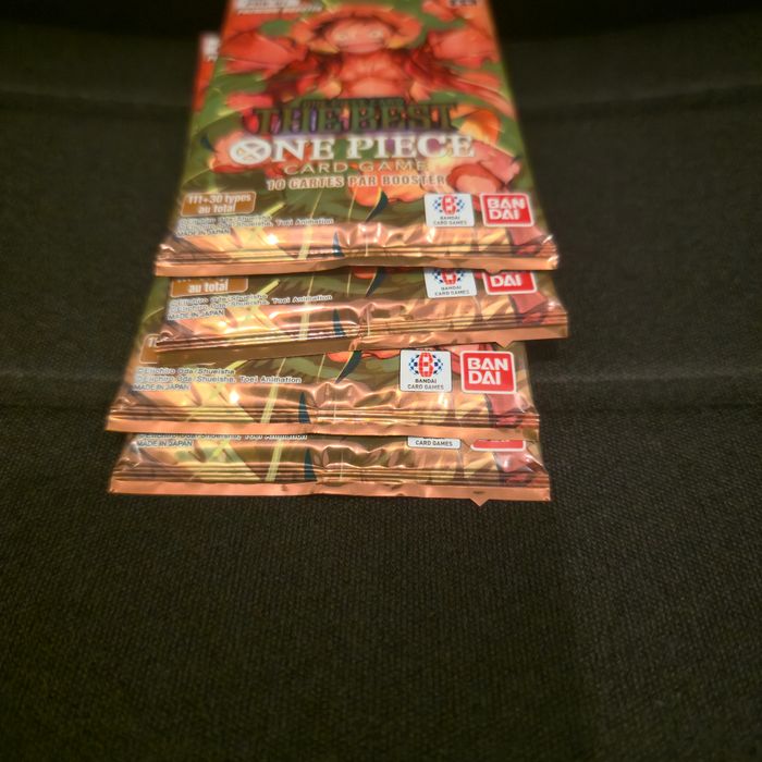 One Piece Lot de 4 Boosters Premium PRB01-FR The Best en Loose - photo numéro 4