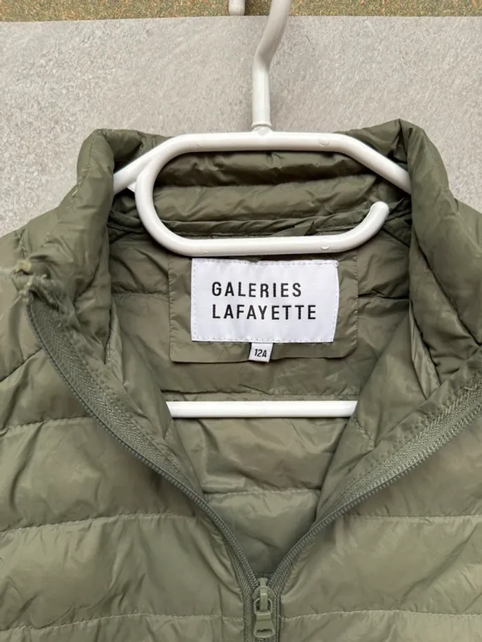 Doudoune fine kaki Galeries Lafayette 12 ans - photo numéro 2