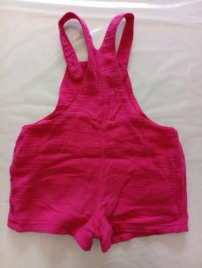 Salopette short bébé fille - photo numéro 2