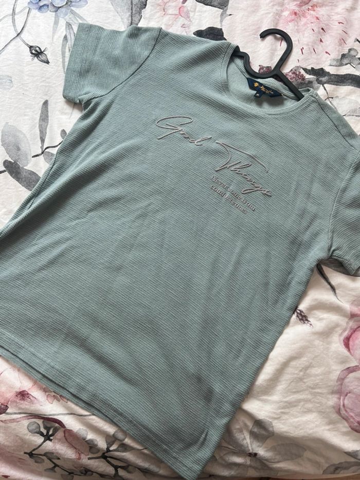 T shirt taille M vert