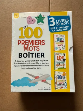 Lot de 3 livres mes 100 premiers mots