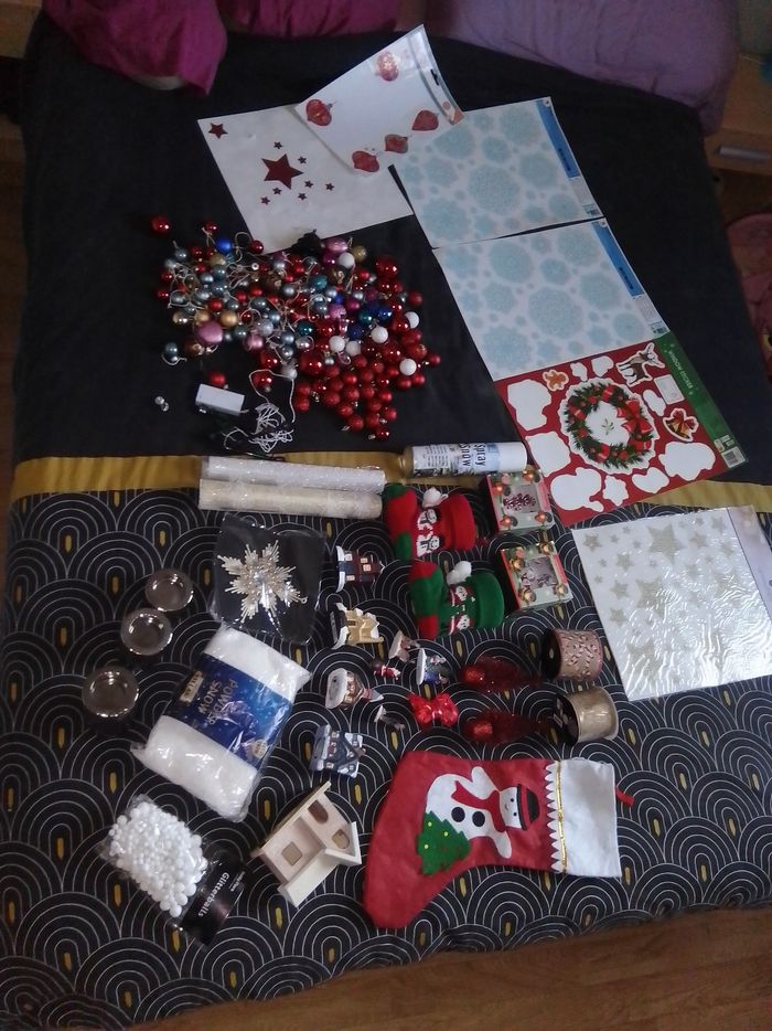 Lot décoration pour sapin