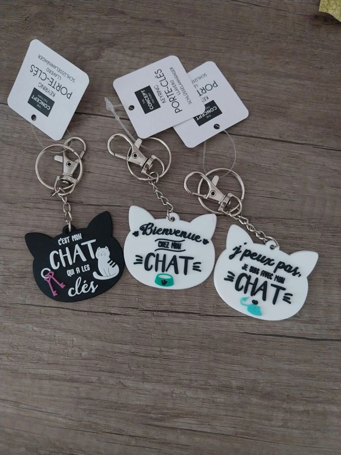 Lots portes-clefs Chats - photo numéro 2