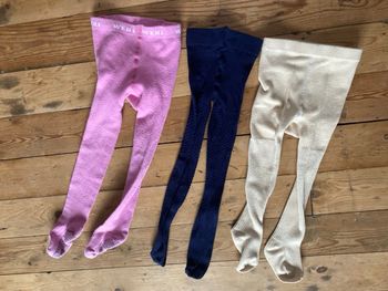 3 paires de collants 2 ans