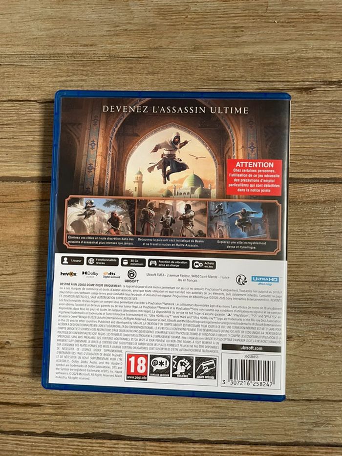 Jeu Assassin’s Creed Mirage PS4 - photo numéro 2