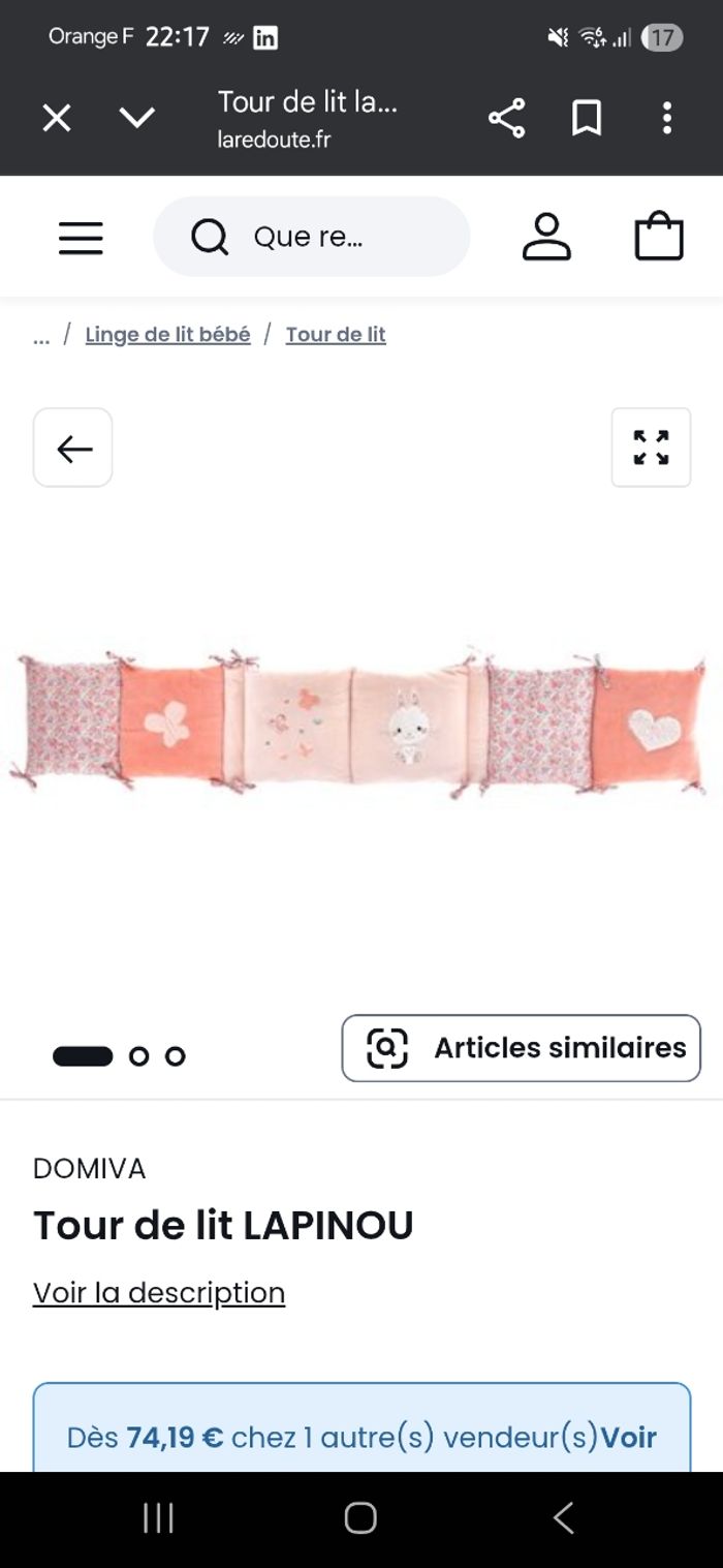 Tour de lit - photo numéro 2