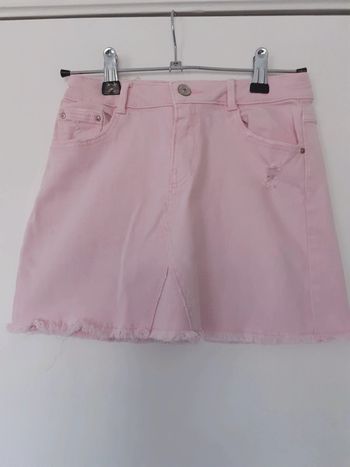 Jupe fille jean rose 8 ans Zara
