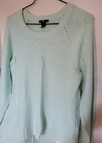 Pull vert menthe h&m