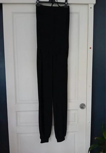 Combinaison combi pantalon noire élasthane dos nu taille unique = 36/38