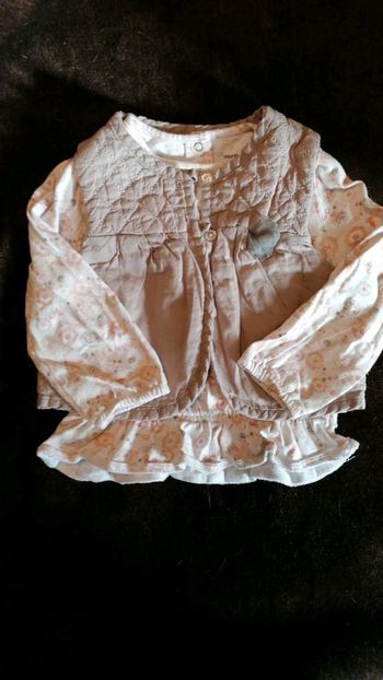 Tunique + gilet sans manches vertbaudet 18 mois