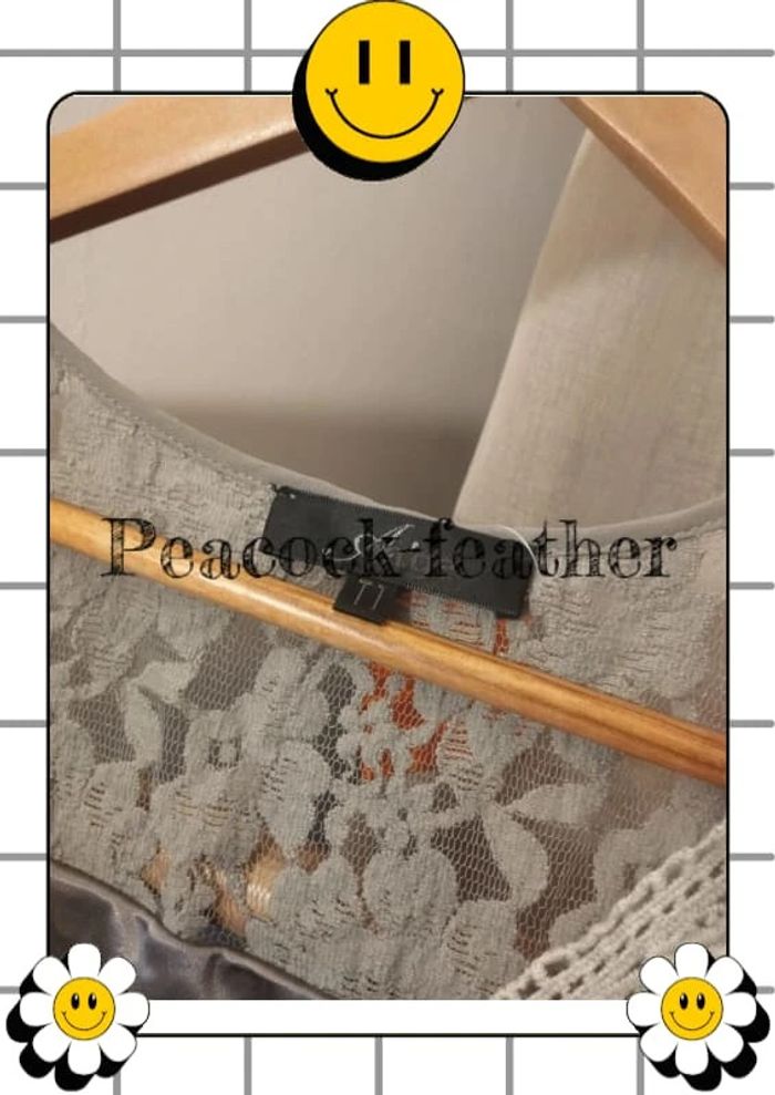 Robe kaki bohème dentelle T1 36/38 - photo numéro 4