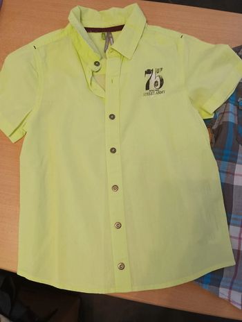 Chemise vert anis orchestra
