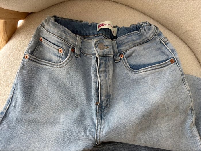 Jean 512 Levi’s  taper 16 ans bleu clair - photo numéro 3