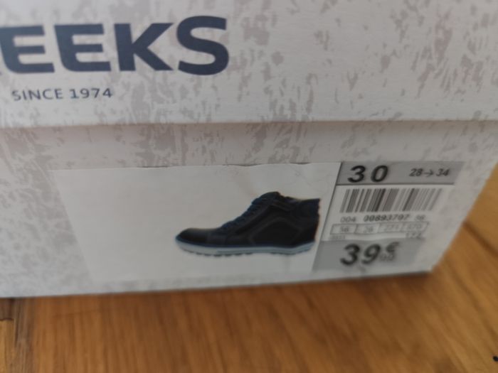 Chaussures creeks chaudes neuves pointure 30 - photo numéro 7