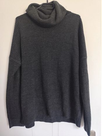 Pull col roulé