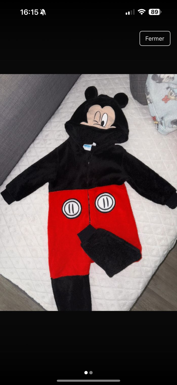 combi garçon mickey