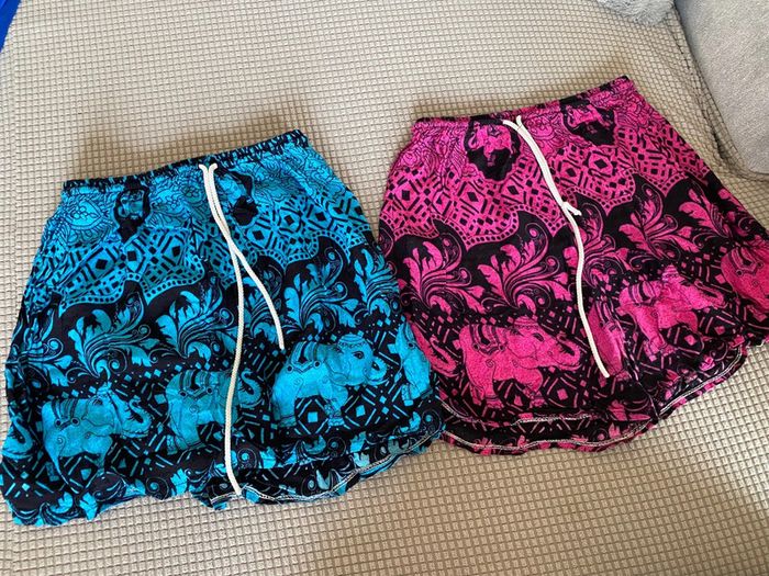 Lot short été fluide fille taille 8/14 ans ou femme taille 36/38