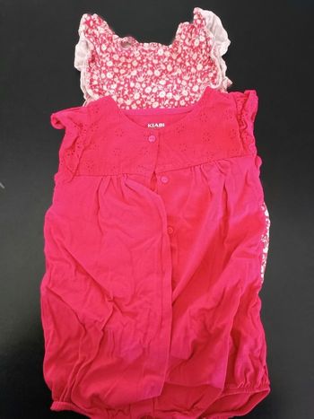 Lot combi été fille 12 mois