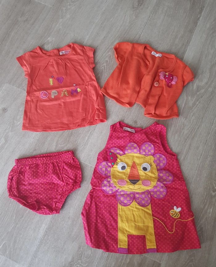 Lot été fille 6 mois marques diverses Dpam Sergent major Jaquadi Disney - photo numéro 12