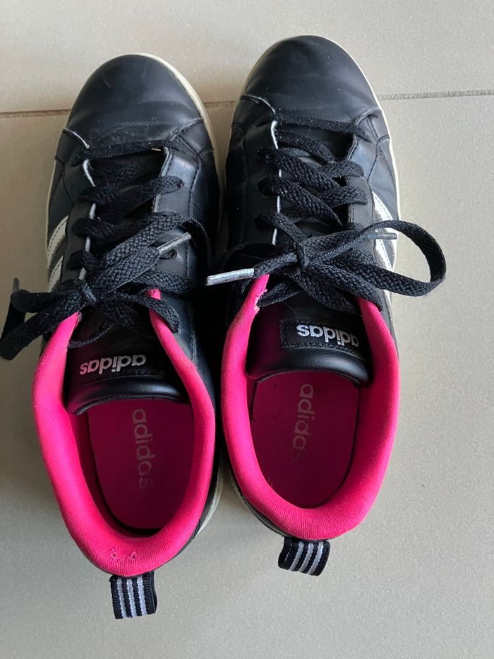 Baskets adidas pointure 38 noire et rose - photo numéro 7