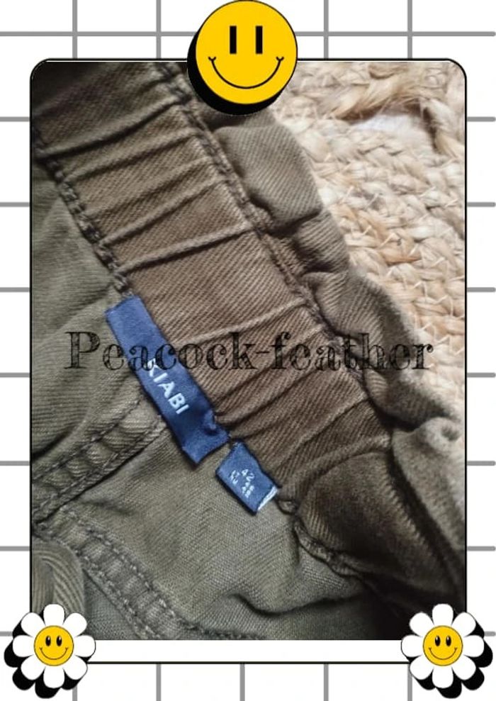 Short kaki 42 taille haute kiabi - photo numéro 4