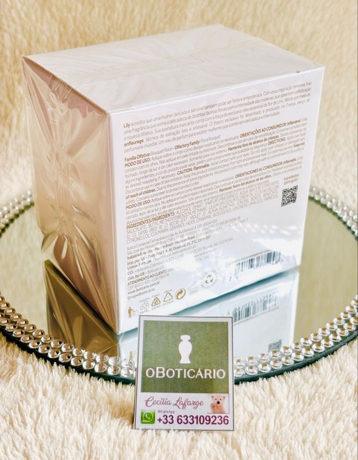 Kit Lily N°4 eau de parfum + Crème bain, OBoticário féminin - photo numéro 3
