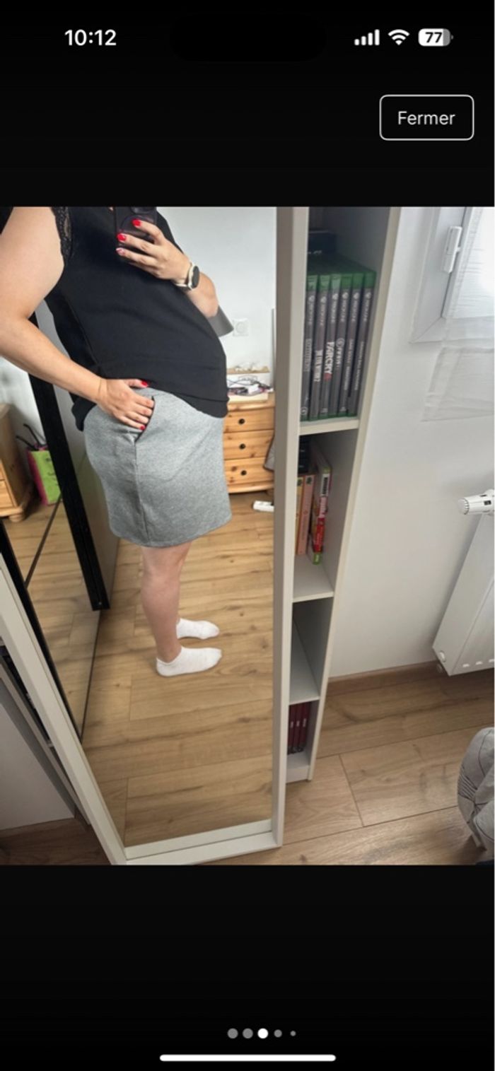 Jupe pied de poule - photo numéro 3