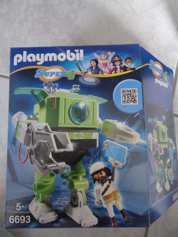 Super 4 robot cleano - playmobil 6693