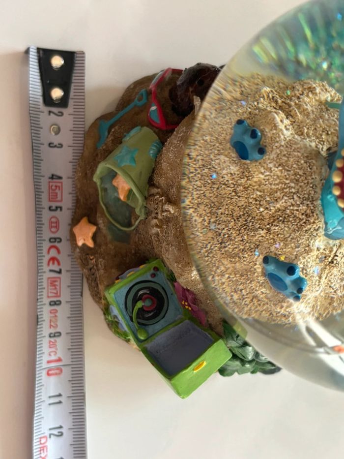 Snowglobe musical Lilo et stitch boule pailletée - photo numéro 13