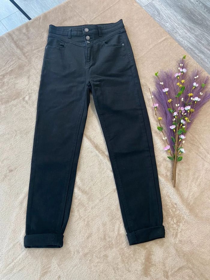 Jean taille haute fille femme 34