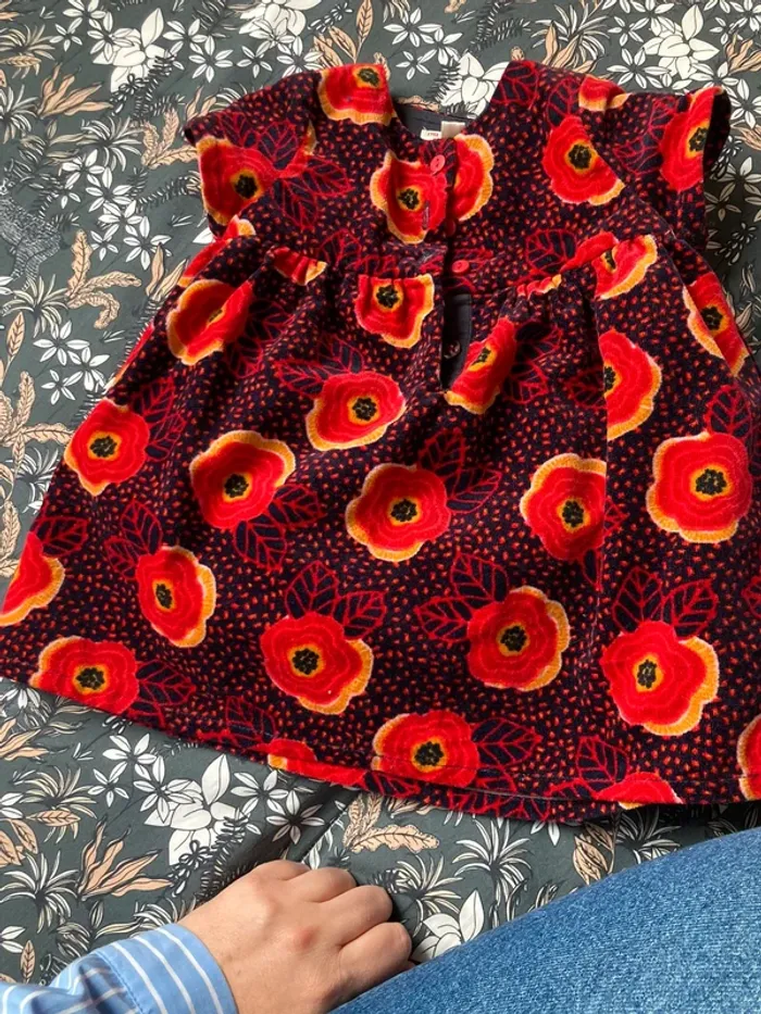 Robe 3 mois velours - photo numéro 2