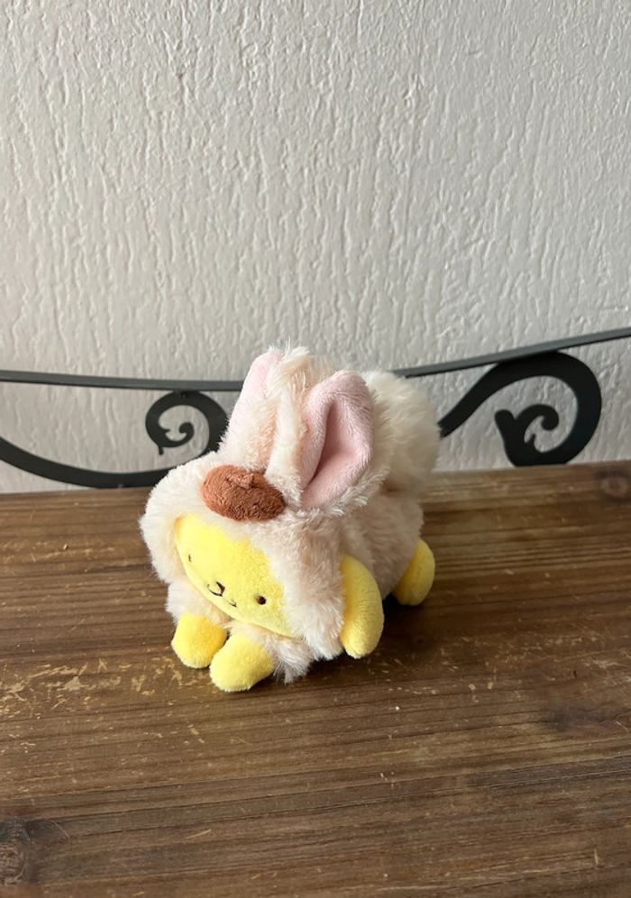 Petite peluche Sanrio lapin Pompompurin de Taiwan 15x14cm - photo numéro 4
