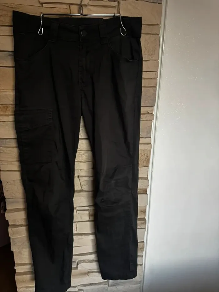 Pantalon décathlon gris multipoches - photo numéro 5