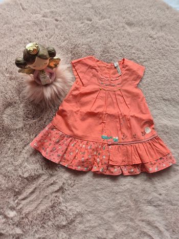 Robe corail orchestra  3 mois