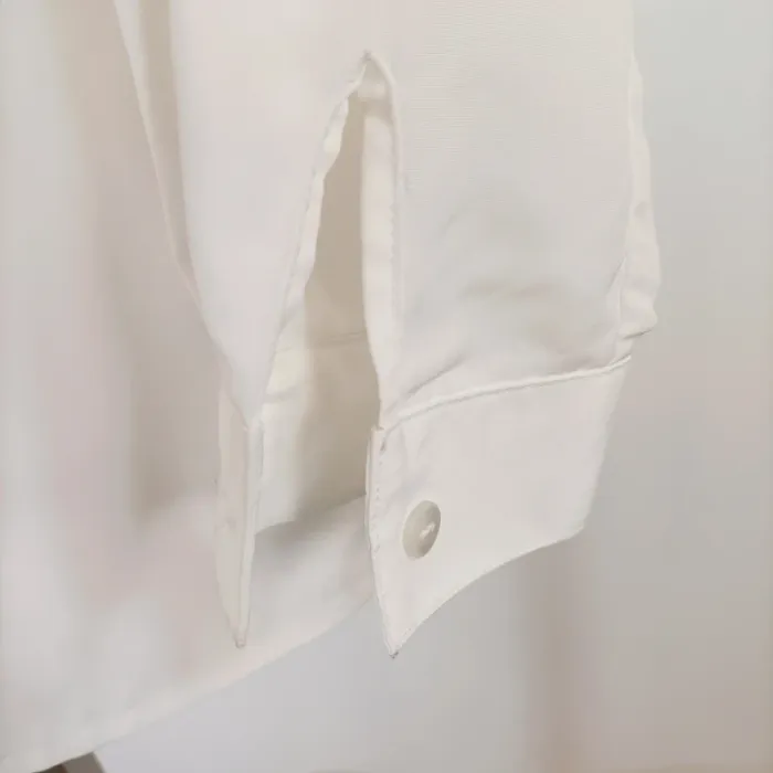 Chemise blanche élégante à col travaillé - Elegancia - T. M/L estimée A429 - photo numéro 6