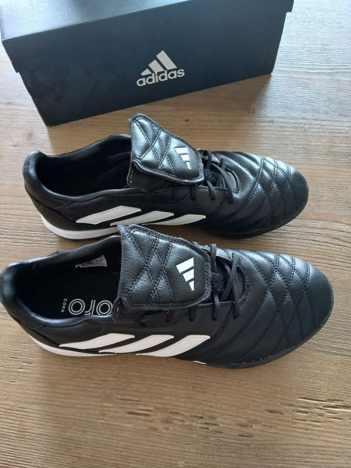 Chaussures Foot stabilisé Copa Gloro 41 1/3 noir & blanc - Adidas - photo numéro 3