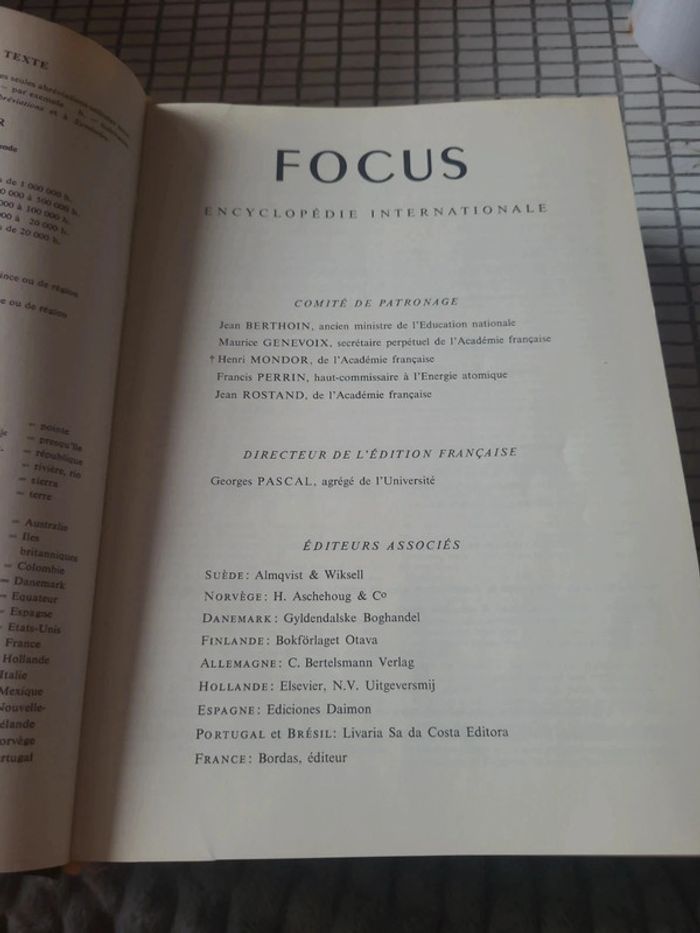 Encyclopedie internationale focus A-c - photo numéro 3