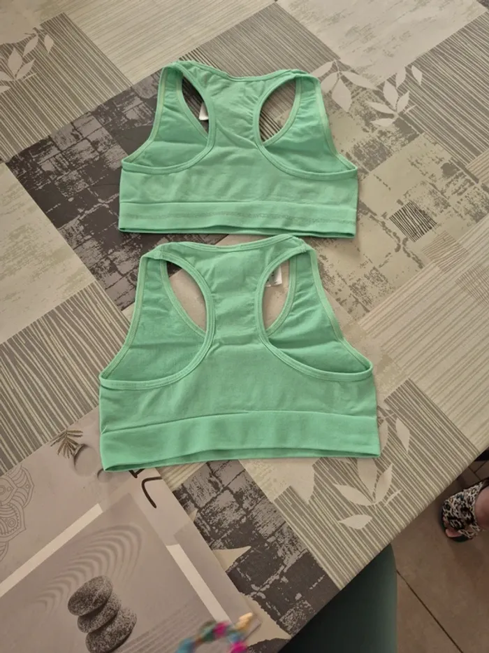 Lot de 2 brassières 10/12 ans - photo numéro 2
