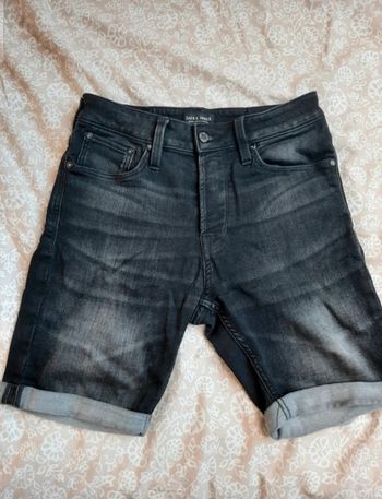 Short en jeans noir regular fit Jack & Jones XS