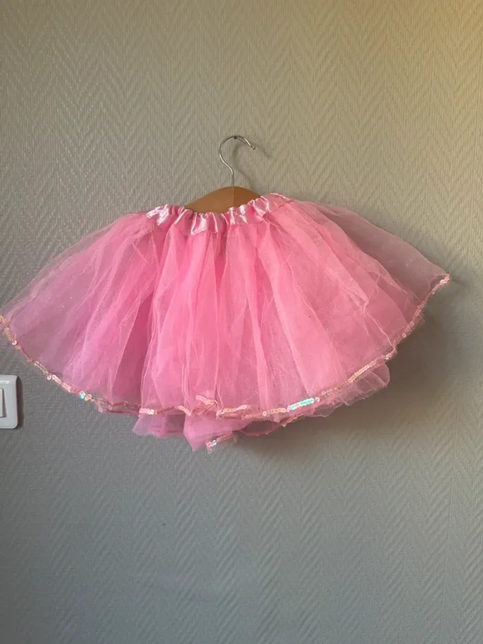 Déguisement jupe tutu rose paillette - photo numéro 5