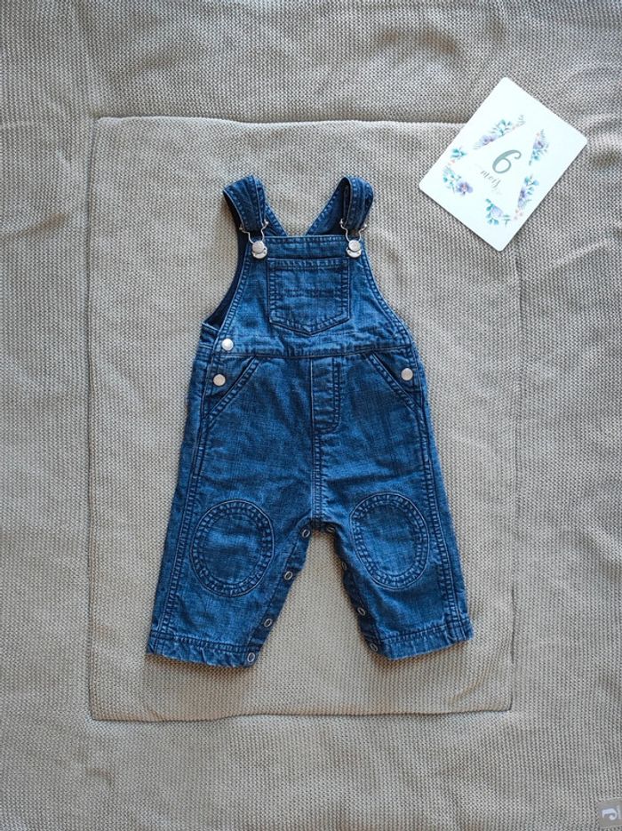 Salopette en Jean Petit Bateau