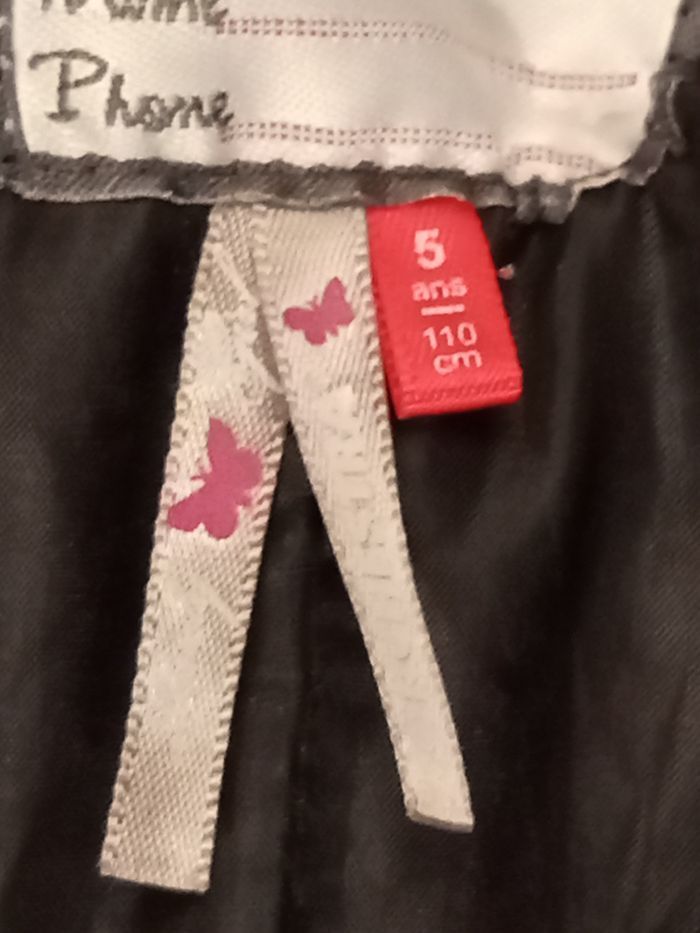 Très belle salopette de ski 5 ans chaude et imperméable noire - photo numéro 5