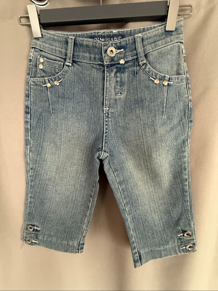 Short bermuda en jean bleu F&2