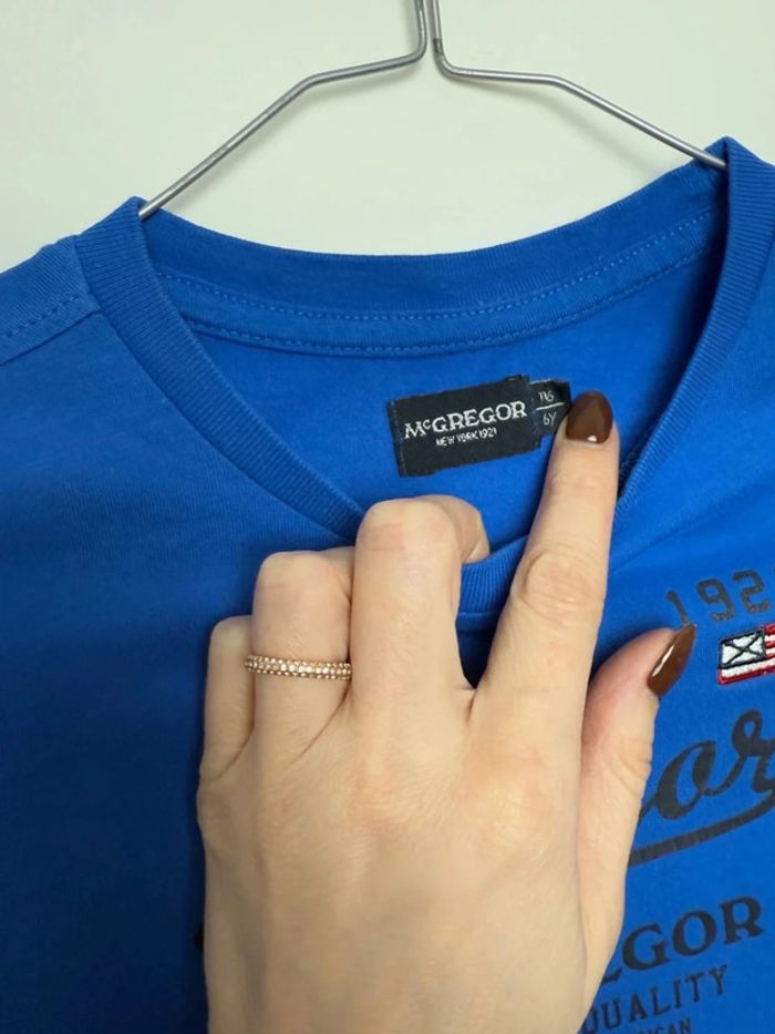T-shirt Mc Gregor longues manches garçon 6 ans 116 cm - photo numéro 3