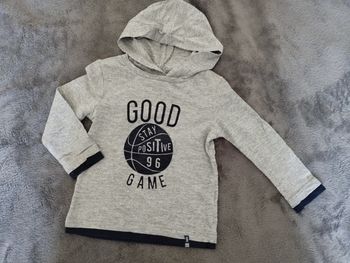 T-shirt capuche 24 mois good game